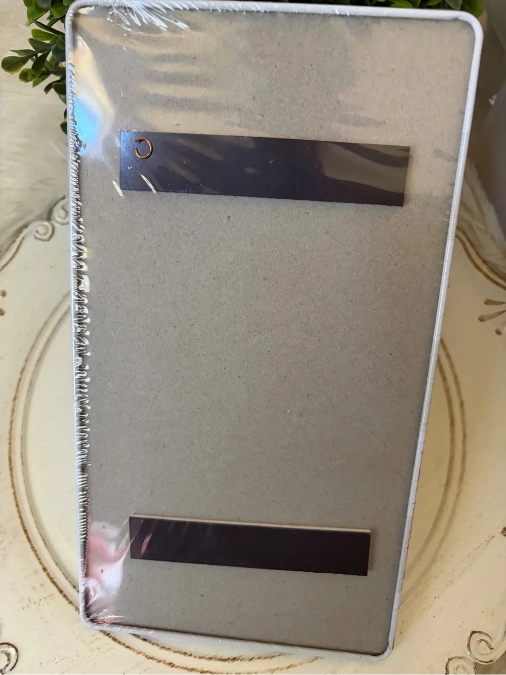 Jot Magnetic Dry Erase Board Set - Gray & White Stripes